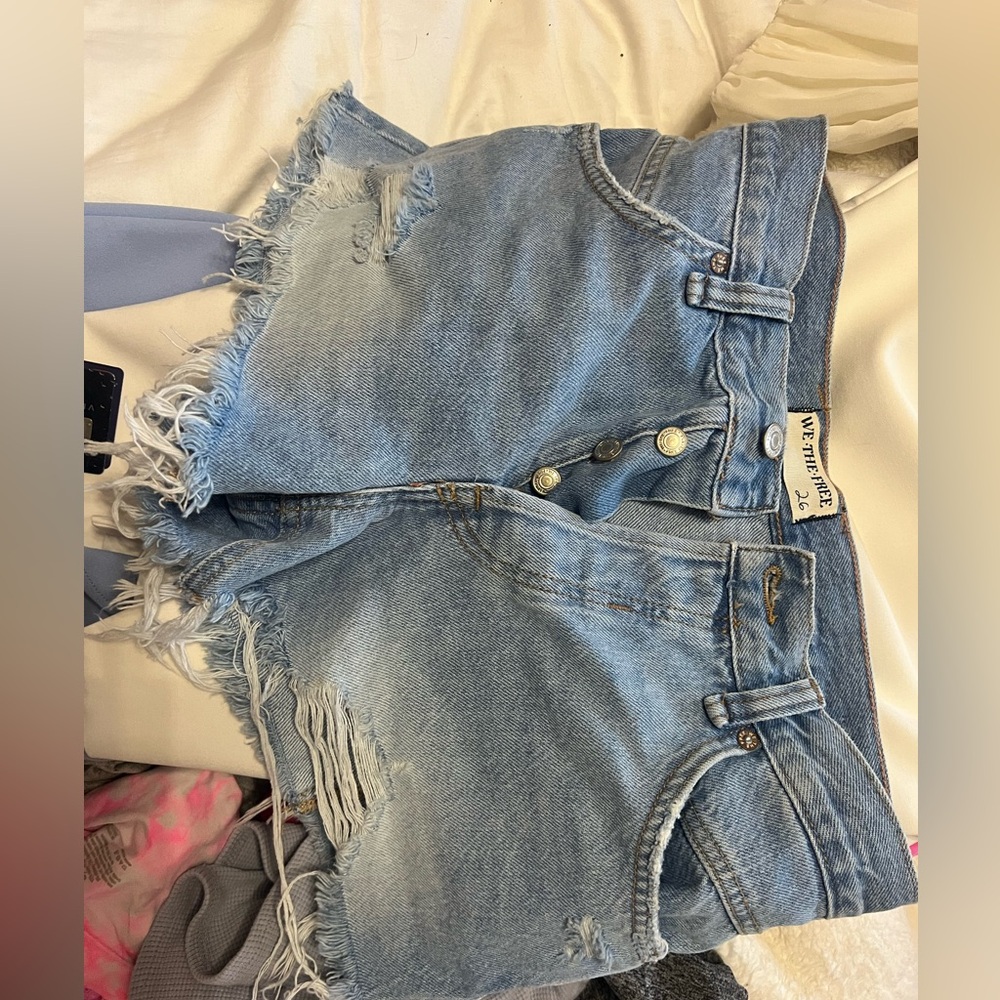 Free people jean shorts